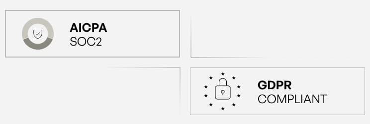 Compliance badges illustration